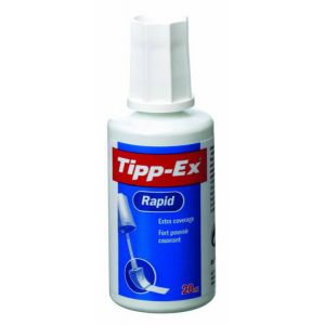 Korektor w płynie z gąbką Bic Tipp-Ex Rapid 20ml